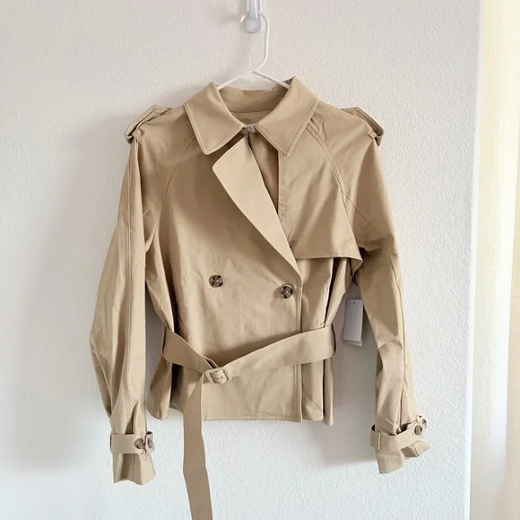 Good American - Cropped Trench Jacket - Picture 6 of 7